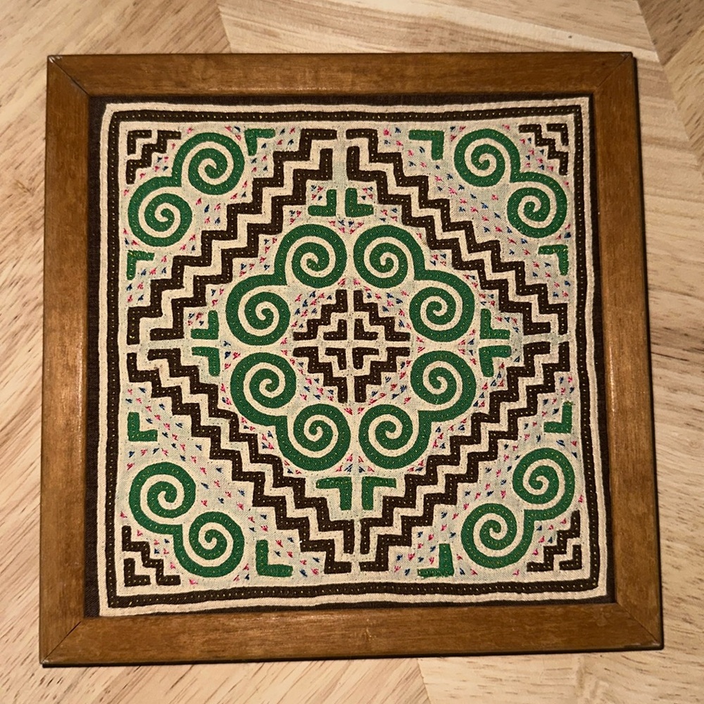 Vintage mala embroidery